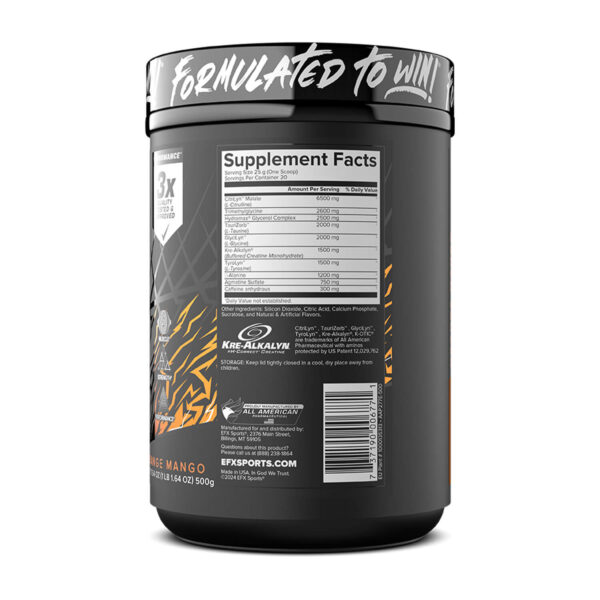 K-OTIC Pre-Workout – Energía Explosiva y Máximo Rendimiento - EFX Sports