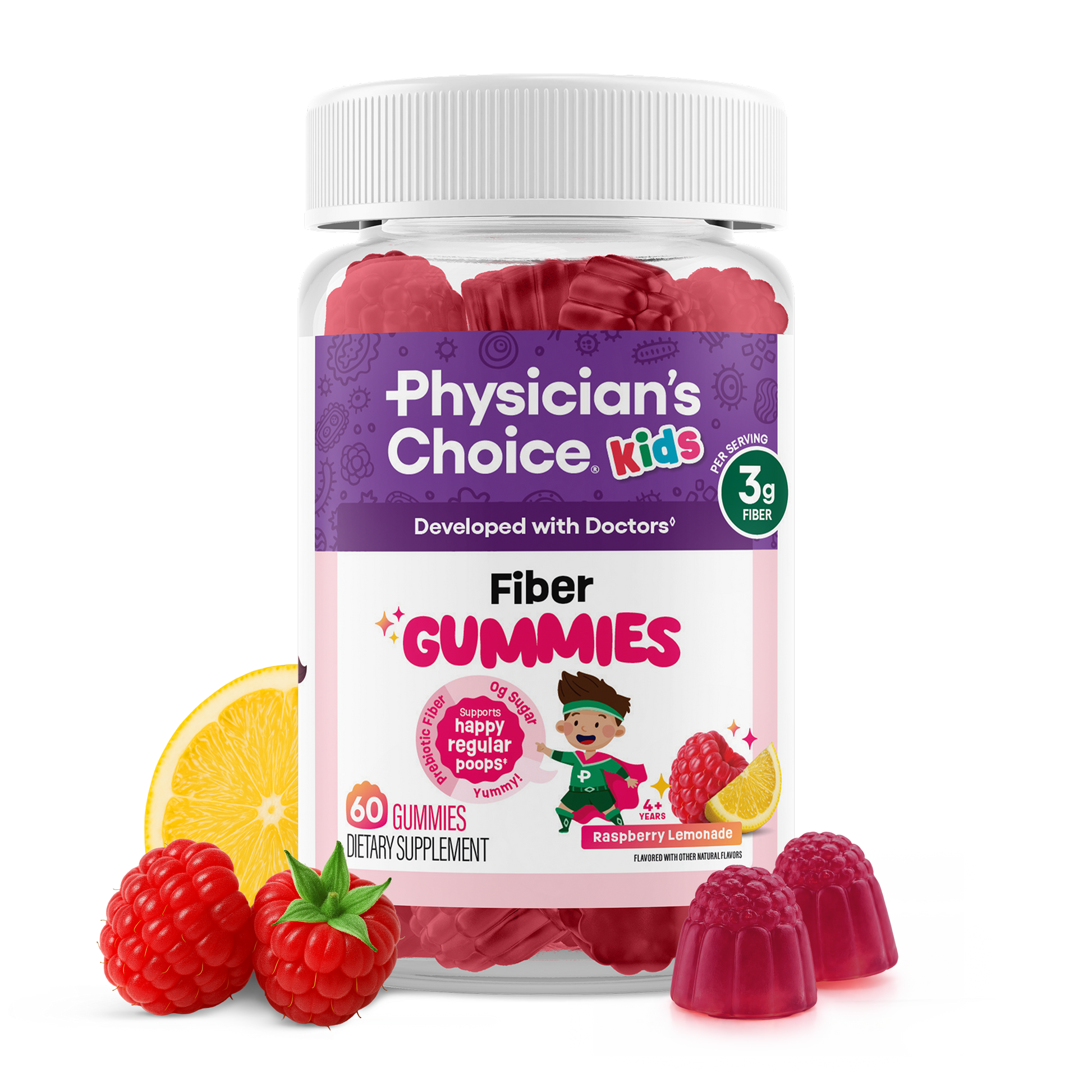 Gomitas de Fibra para Niños - Physician's Choice