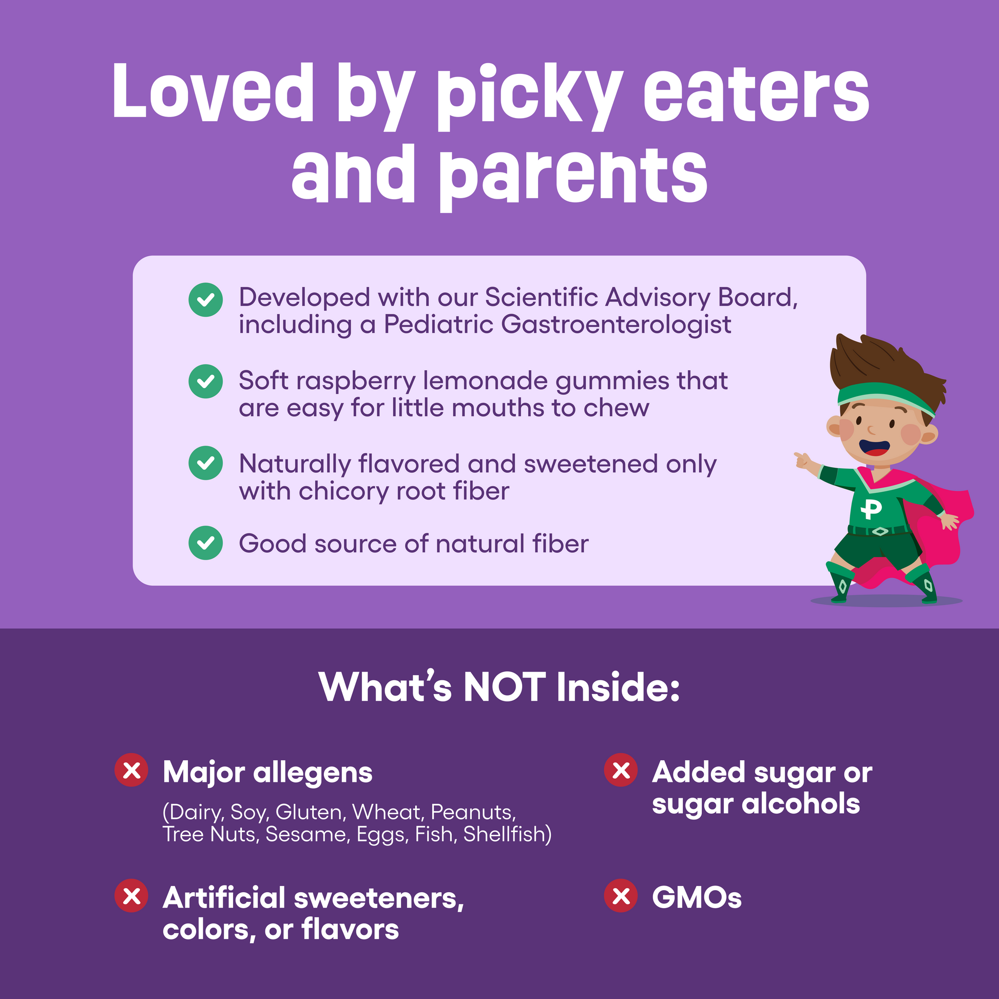 Gomitas de Fibra para Niños - Physician's Choice