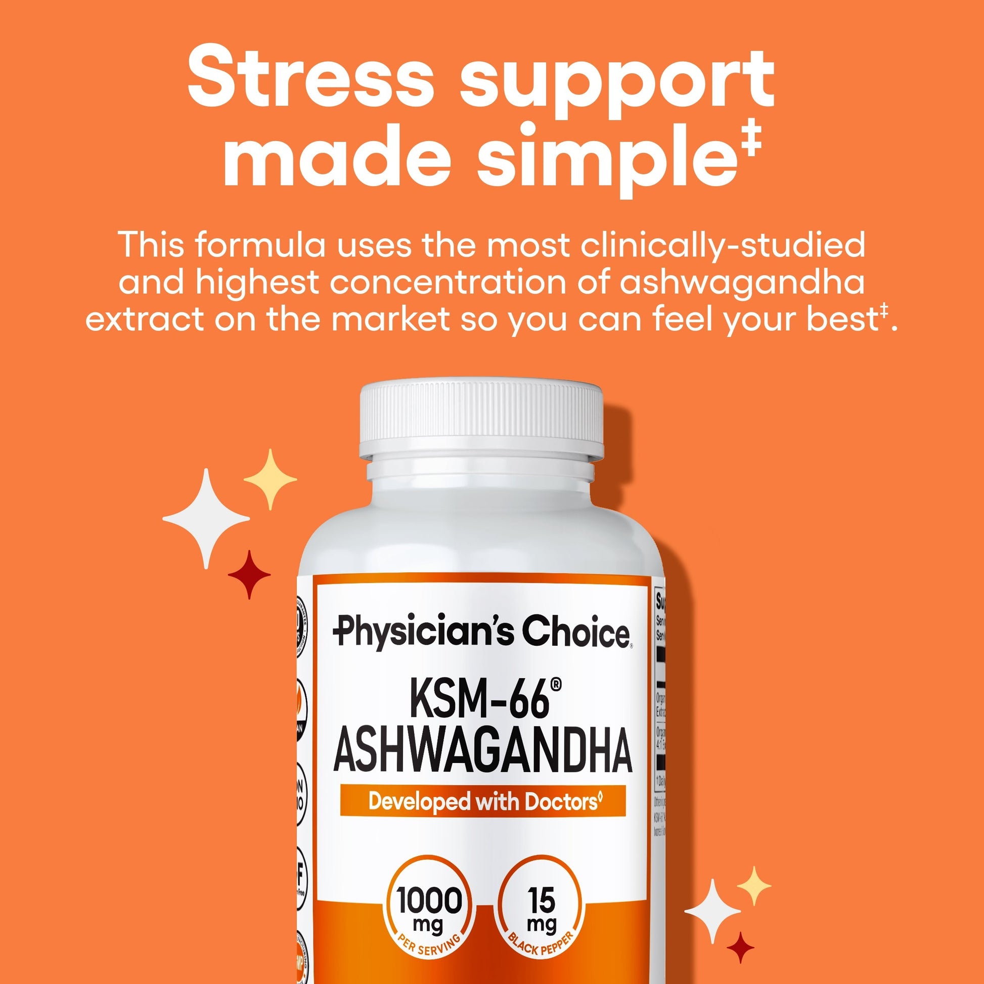 Ashwagandha KSM-66 - Physician's Choice