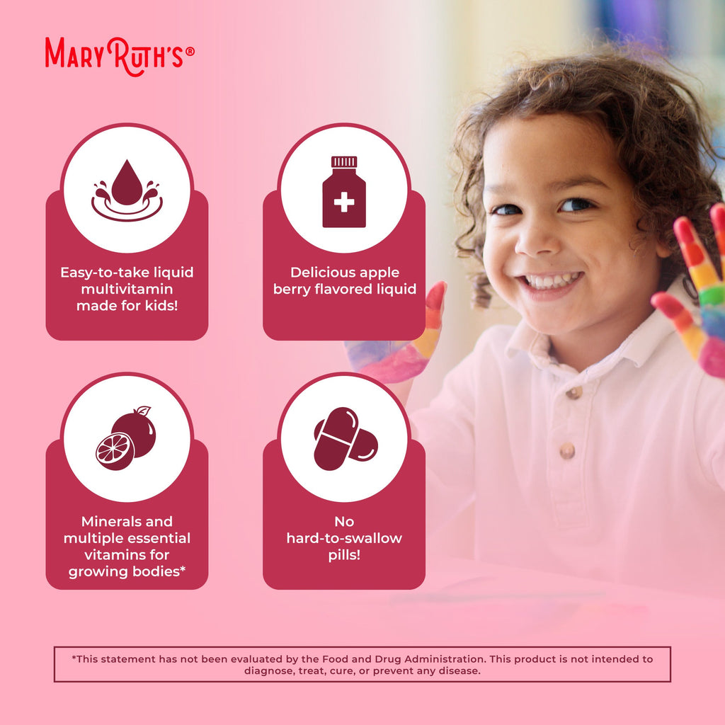 Multivitamínico Líquido Matutino para Niños - MaryRuth Organics