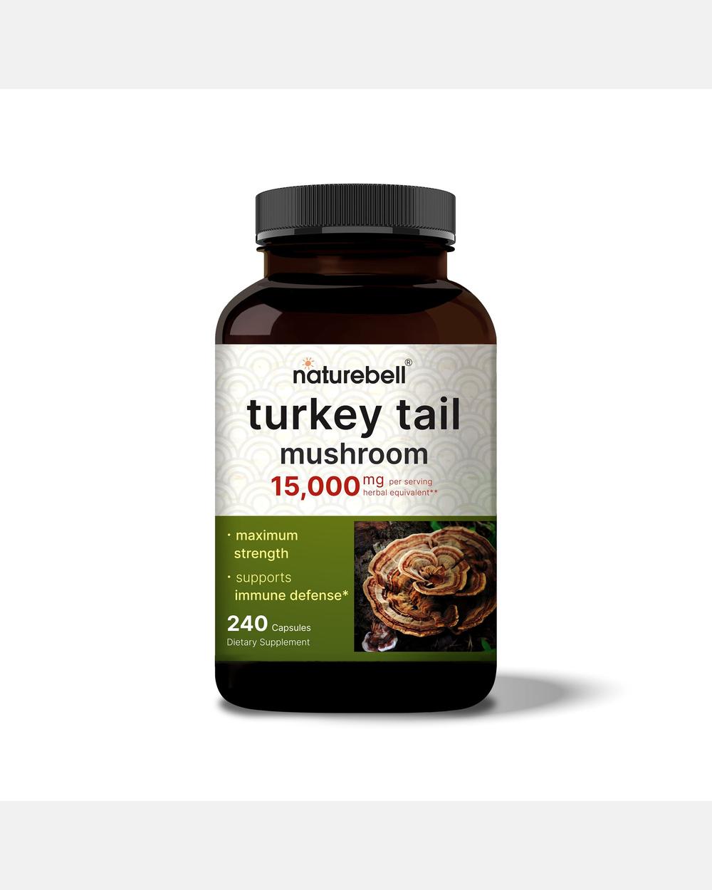 Hongos Turkey Tail 15000mg por Porción - NatureBell