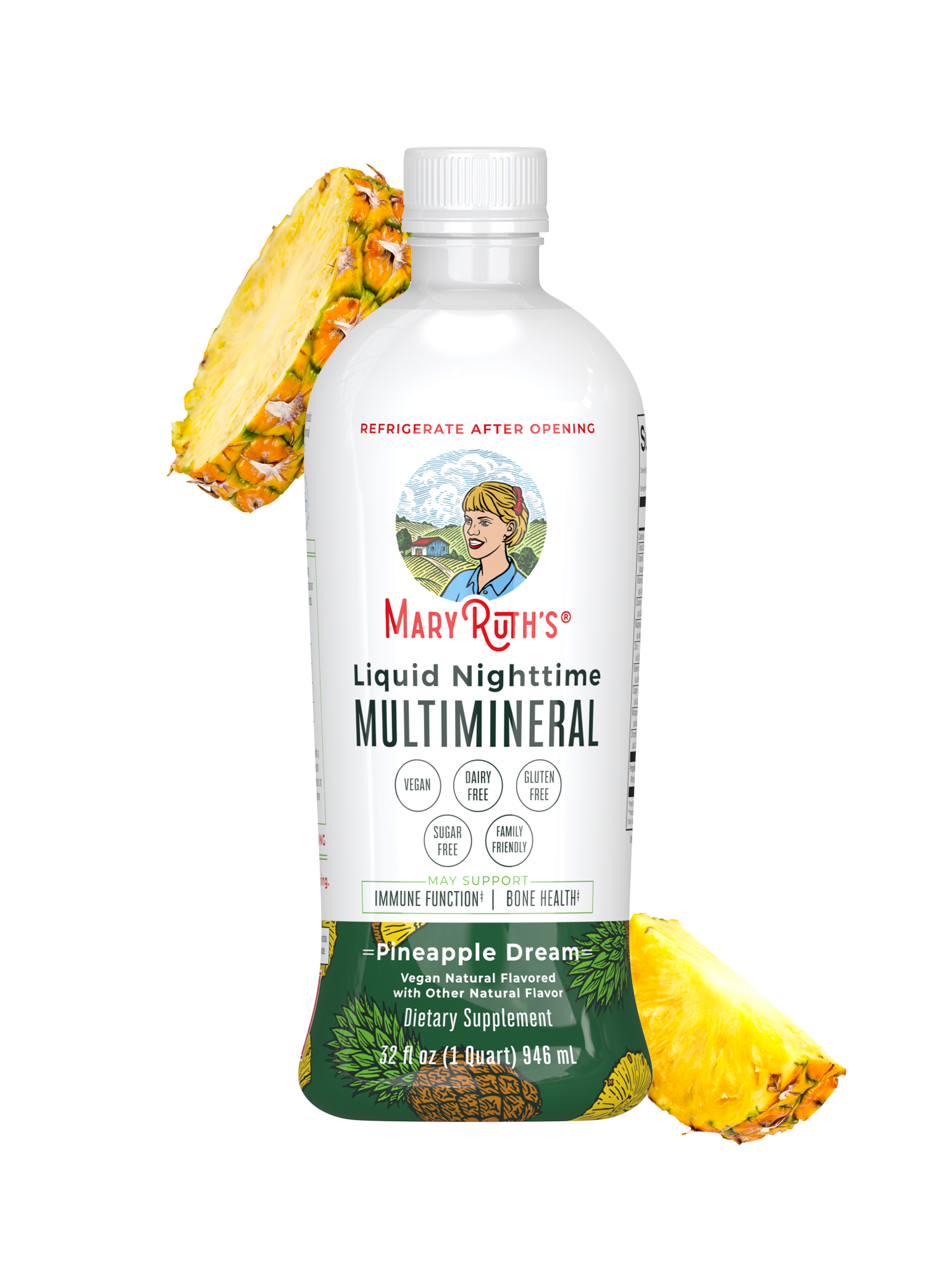 Multimineral Líquido Nocturno (Piña) - MaryRuth Organics
