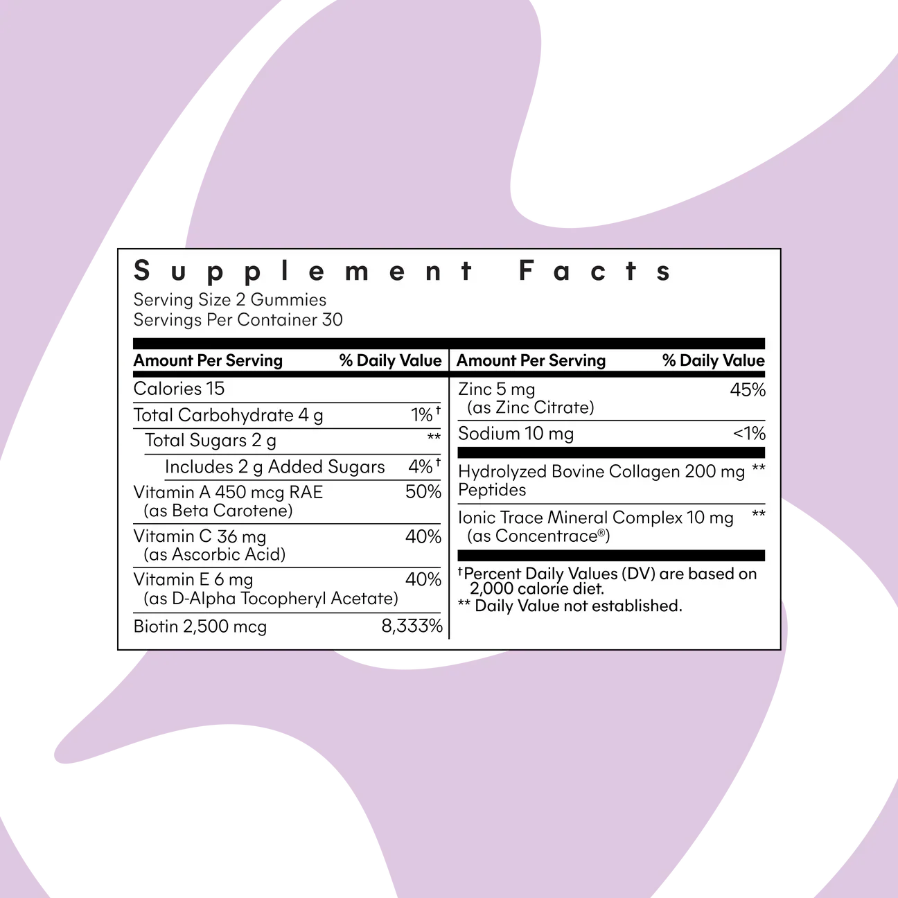 Glow, Hair, Skin & Nails Gummies - Lemme