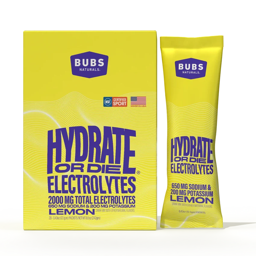 HYDRATE OR DIE Electrolytes - BUBS