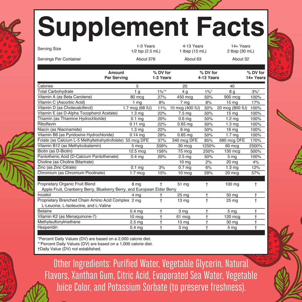 Multivitamínico Líquido Matutino Essentials+ - MaryRuth Organics