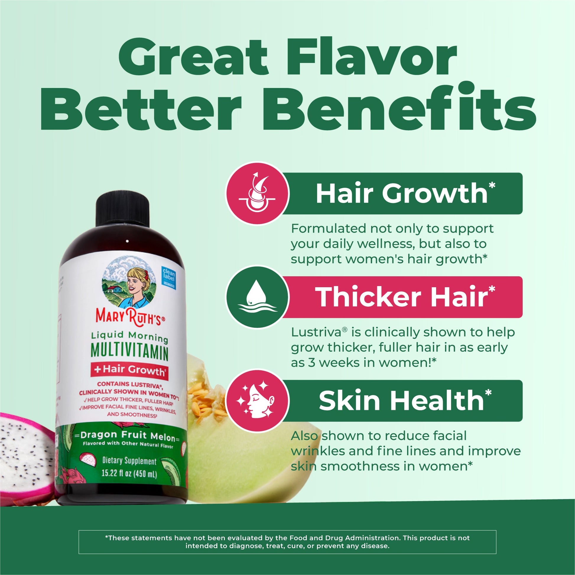 Multivitamínico Líquido Matutino + Crecimiento Capilar - MaryRuth Organics