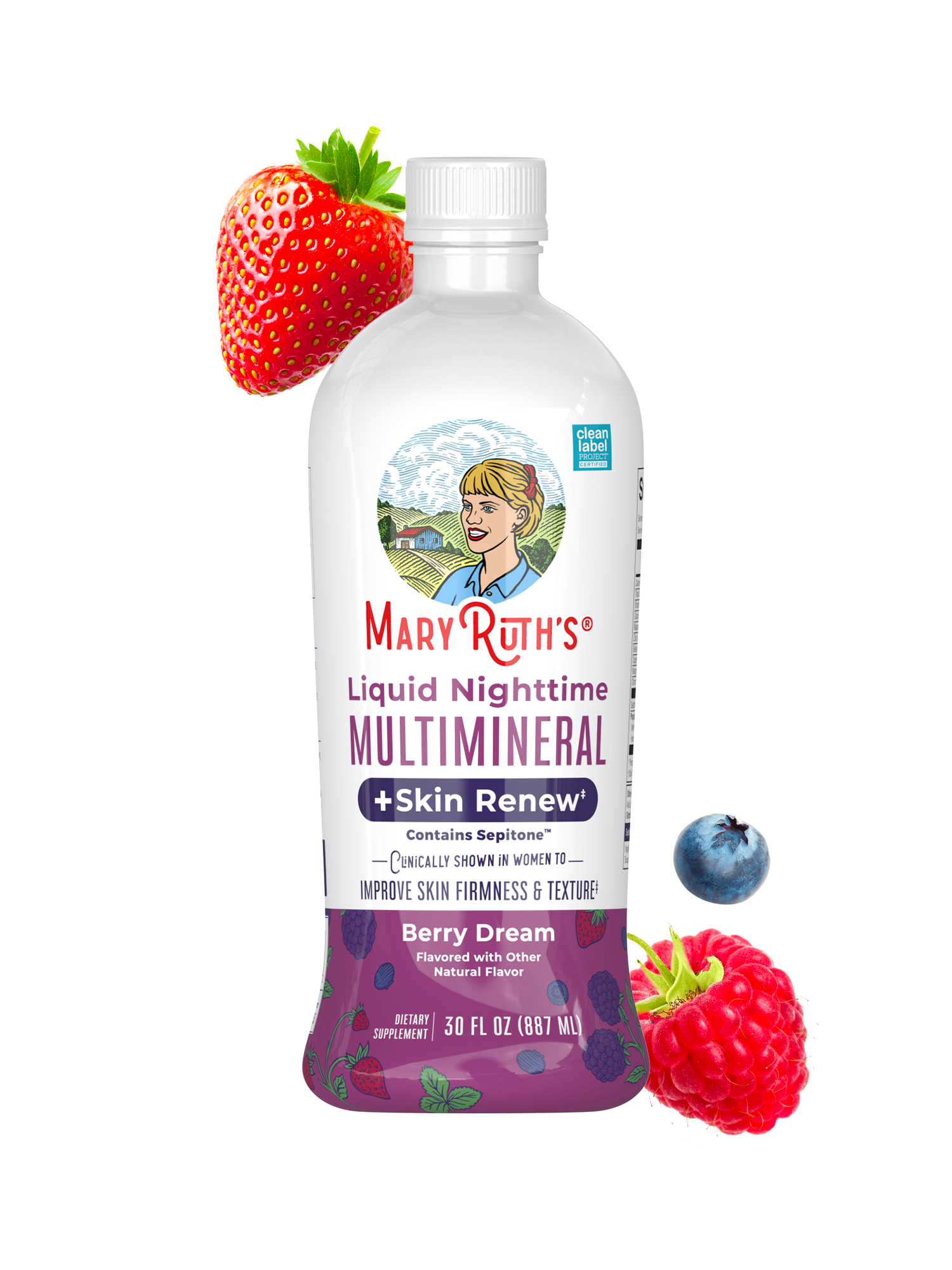 Multimineral Líquido Nocturno + Renovación de la Piel - MaryRuth Organics
