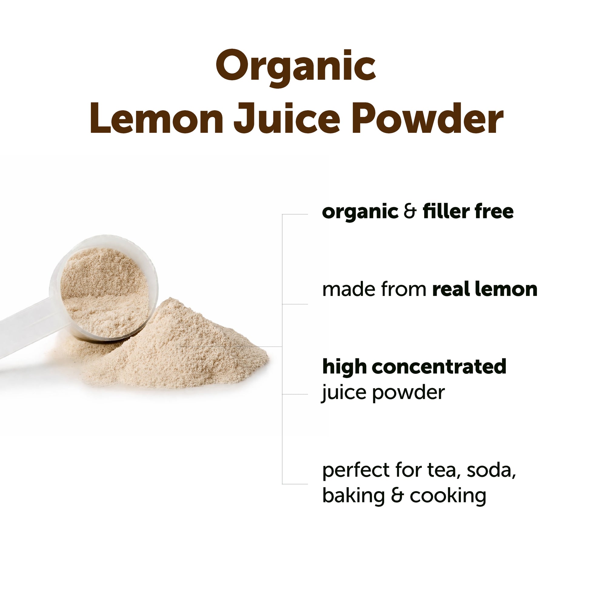 Polvo de Jugo de Limón Orgánico - Micro Ingredients