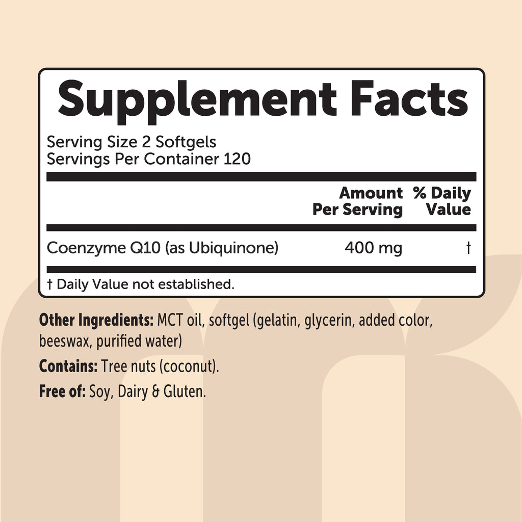 CoQ10 con Aceite MCT de Coco - Micro Ingredients