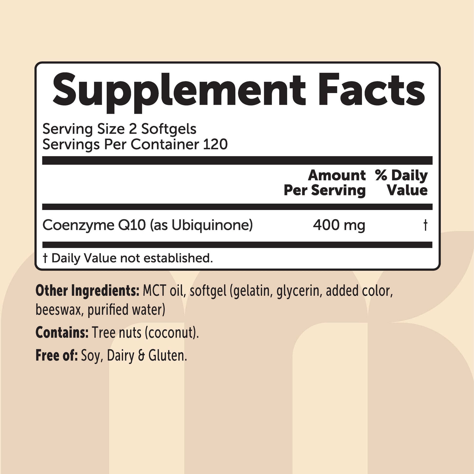 CoQ10 con Aceite MCT de Coco - Micro Ingredients