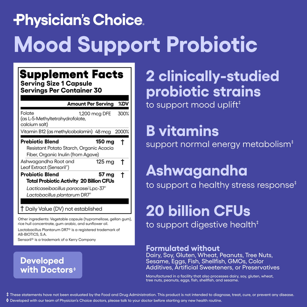 Probiótico para el Estado de Ánimo - Physician's Choice
