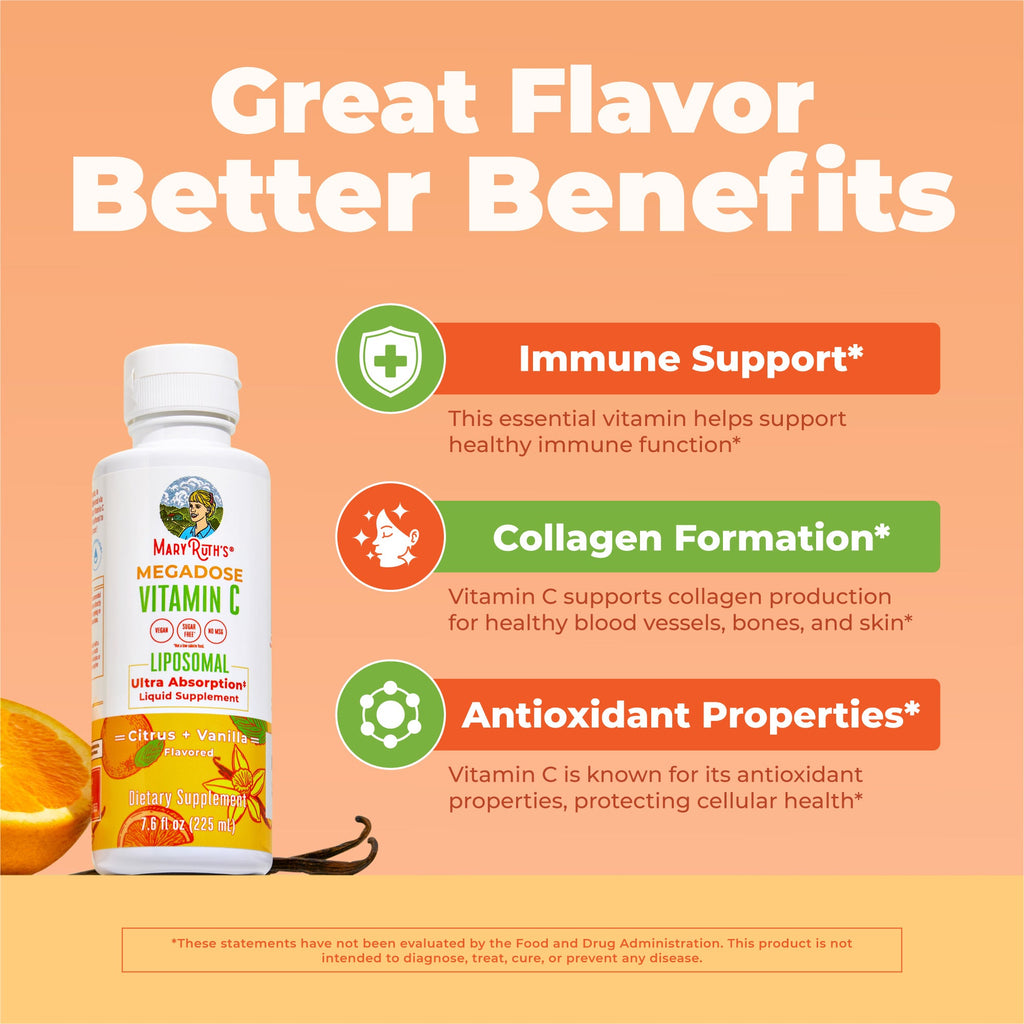 Megadosis de Vitamina C Liposomal - MaryRuth Organics