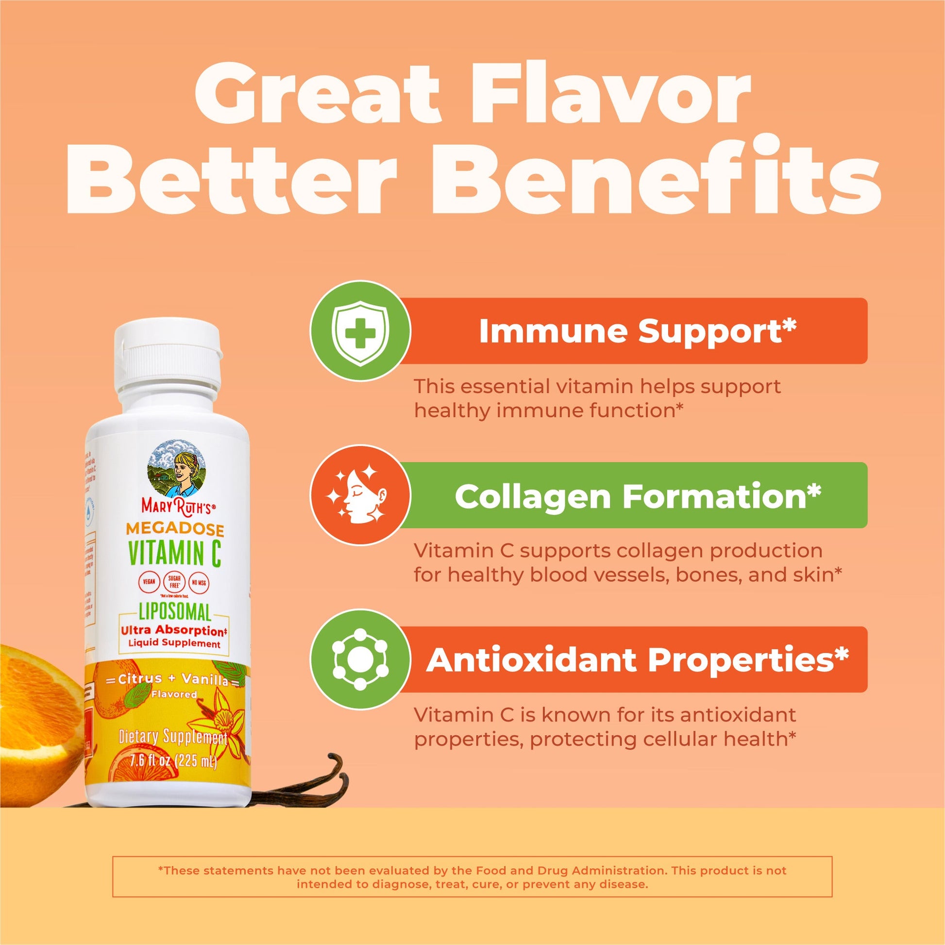 Megadosis de Vitamina C Liposomal - MaryRuth Organics