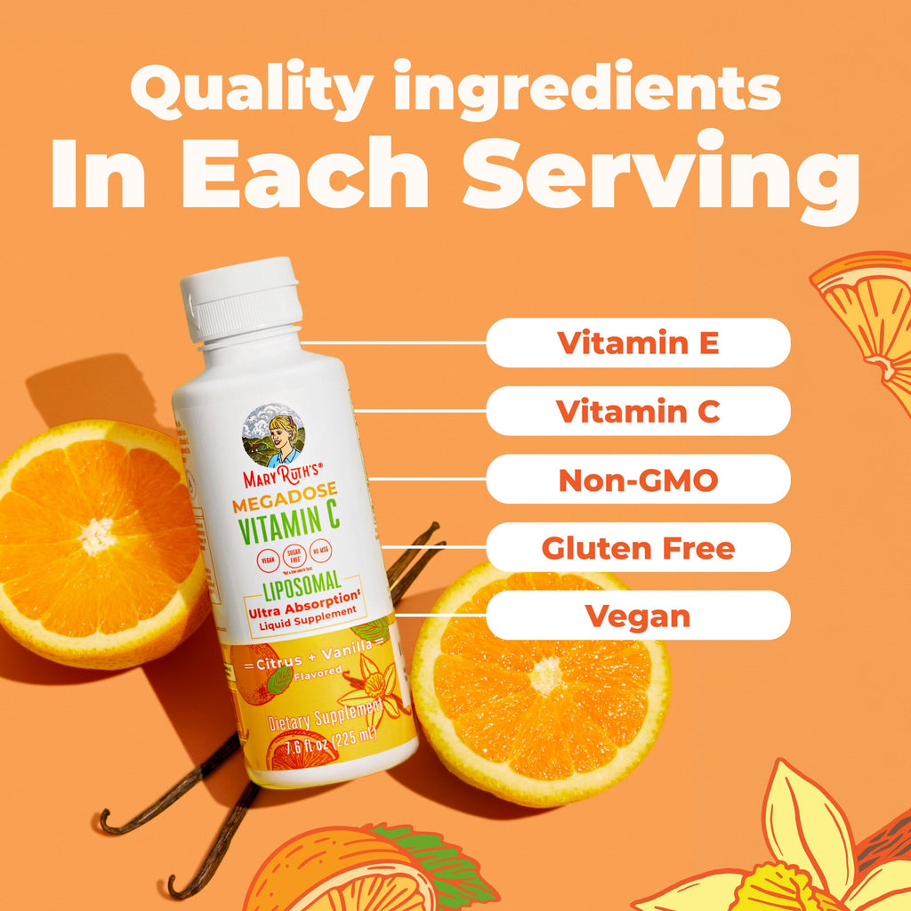 Megadosis de Vitamina C Liposomal - MaryRuth Organics