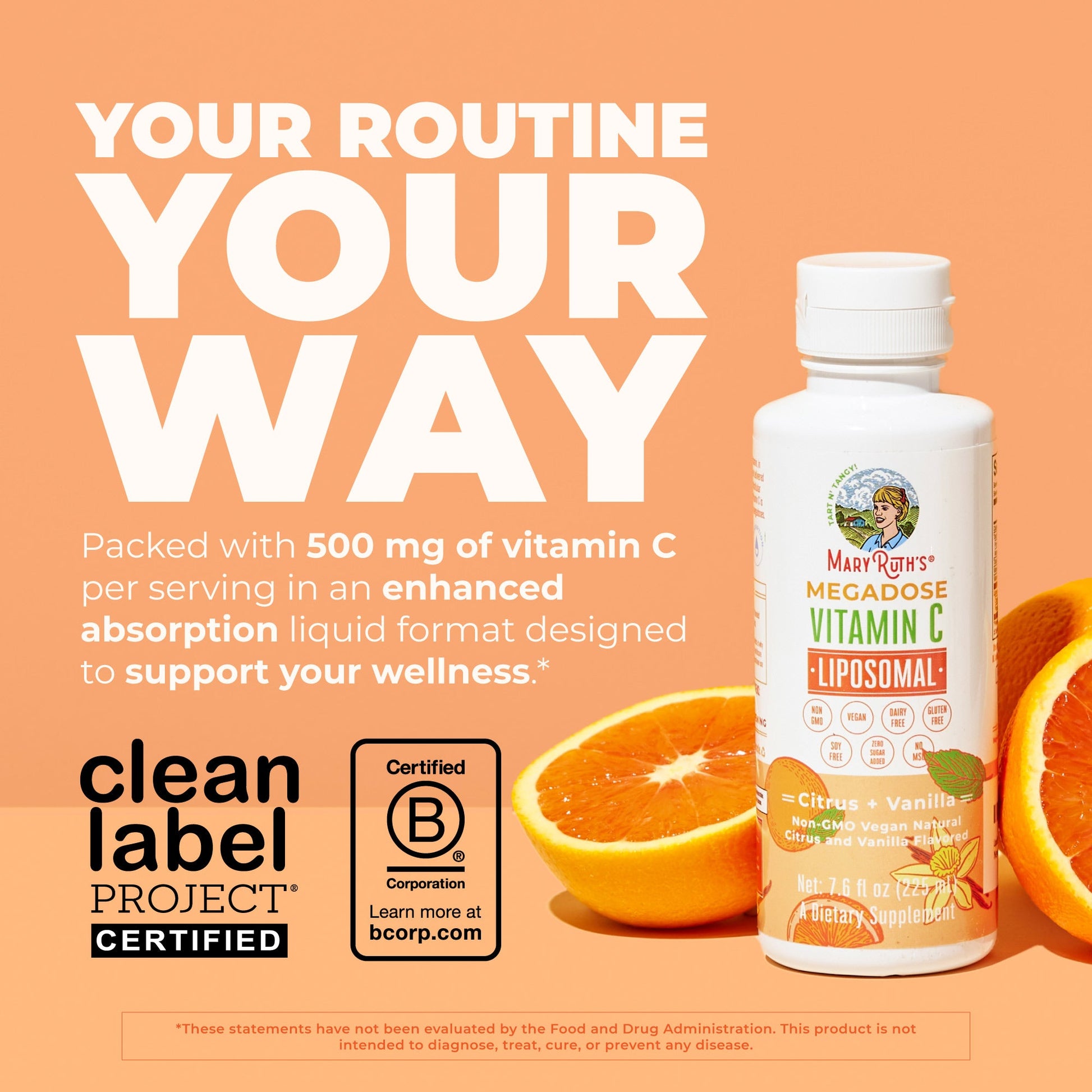 Megadosis de Vitamina C Liposomal - MaryRuth Organics