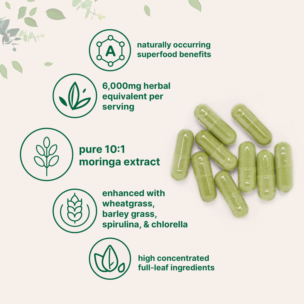 Moringa Oleifera con Supergreens - Micro Ingredients