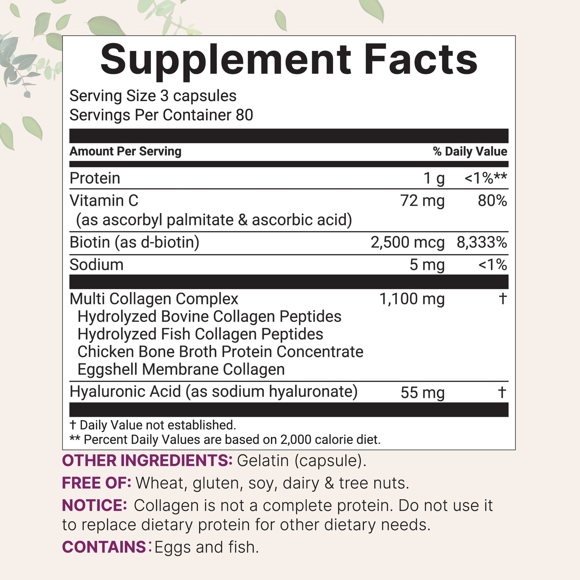 Complejo Multi Colágeno - Micro Ingredients