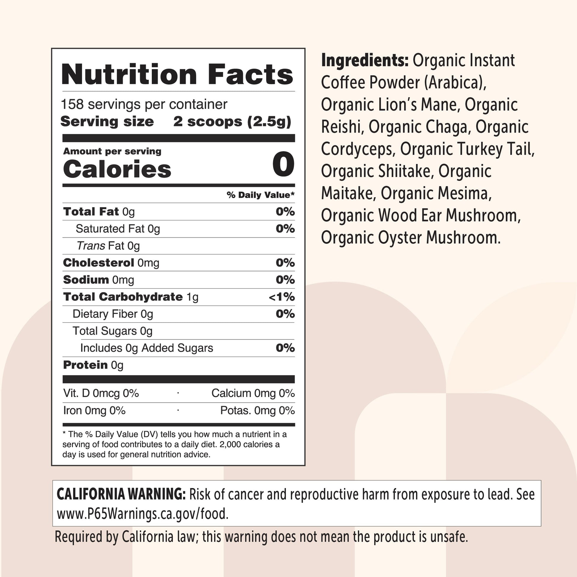 Café de Hongos Instantáneo 10 en 1 - Micro Ingredients