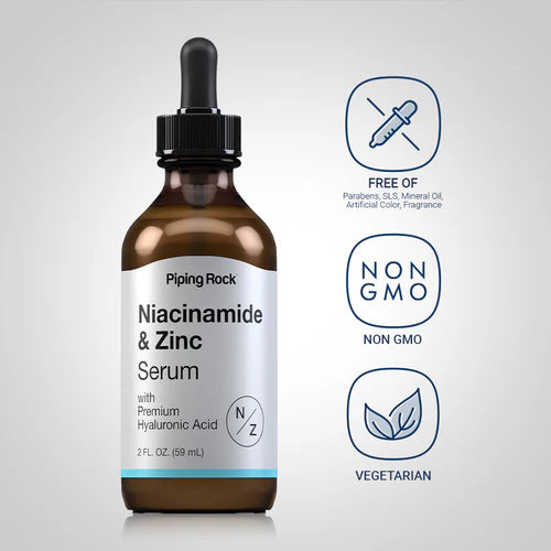 Sérum Niacinamida + Zinc – Piping Rock ⚡