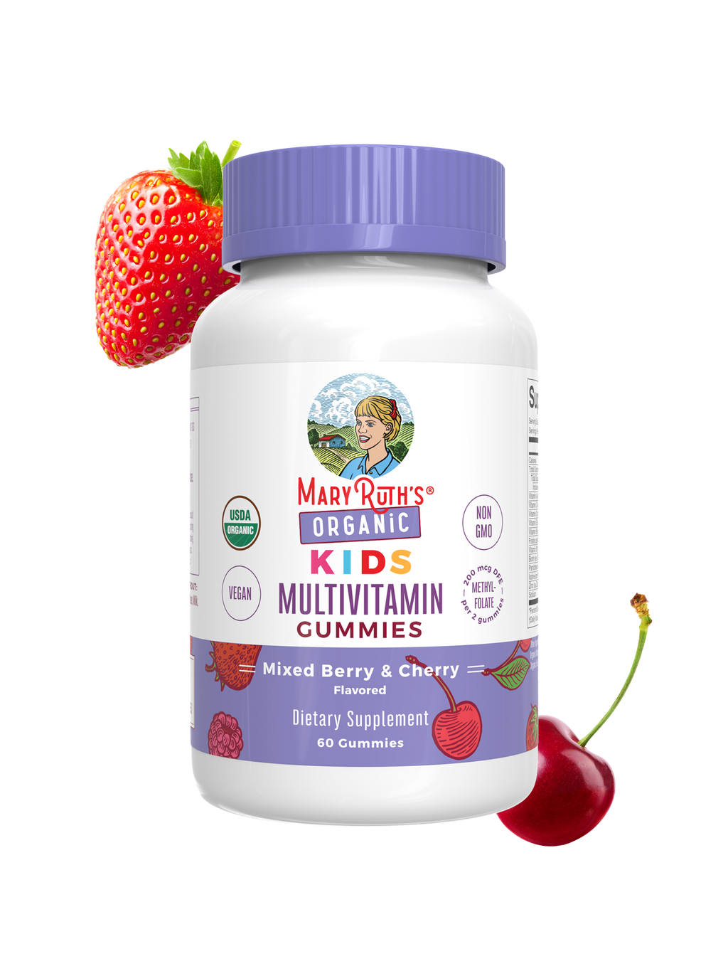 Gomitas Multivitamínicas Orgánicas para Niños - MaryRuth Organics
