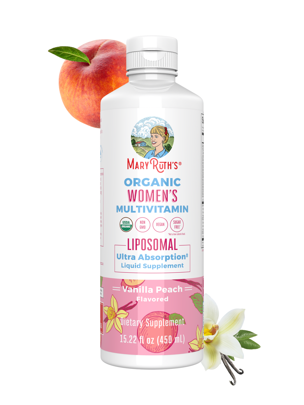 Multivitamínico Orgánico Liposomal para Mujer - MaryRuth Organics