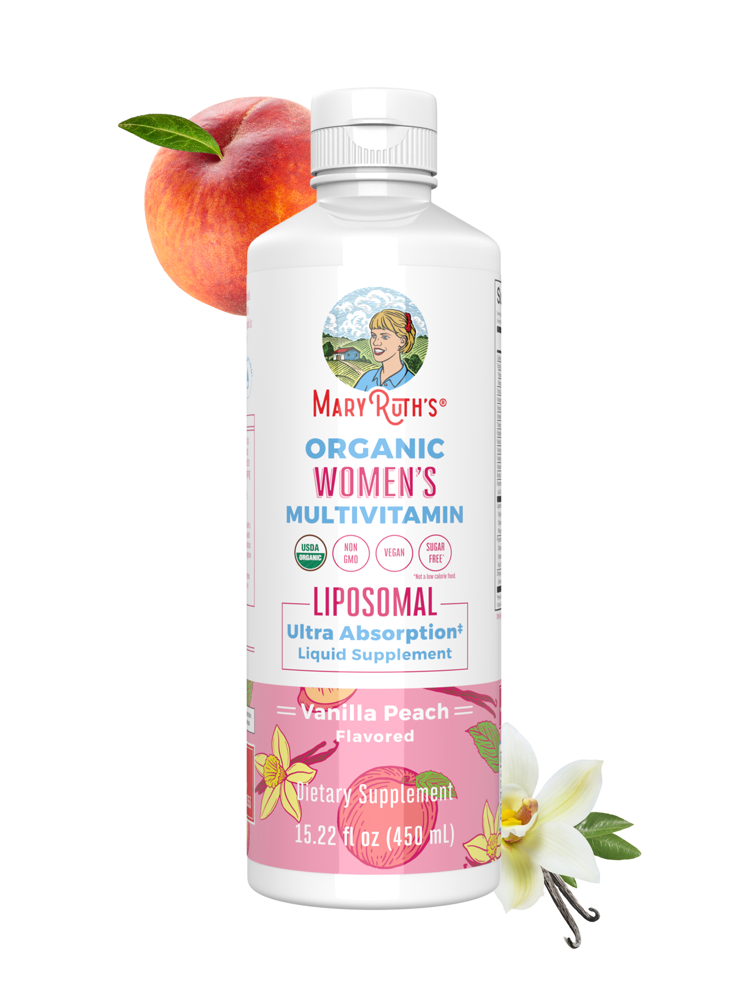 Multivitamínico Orgánico Liposomal para Mujer - MaryRuth Organics