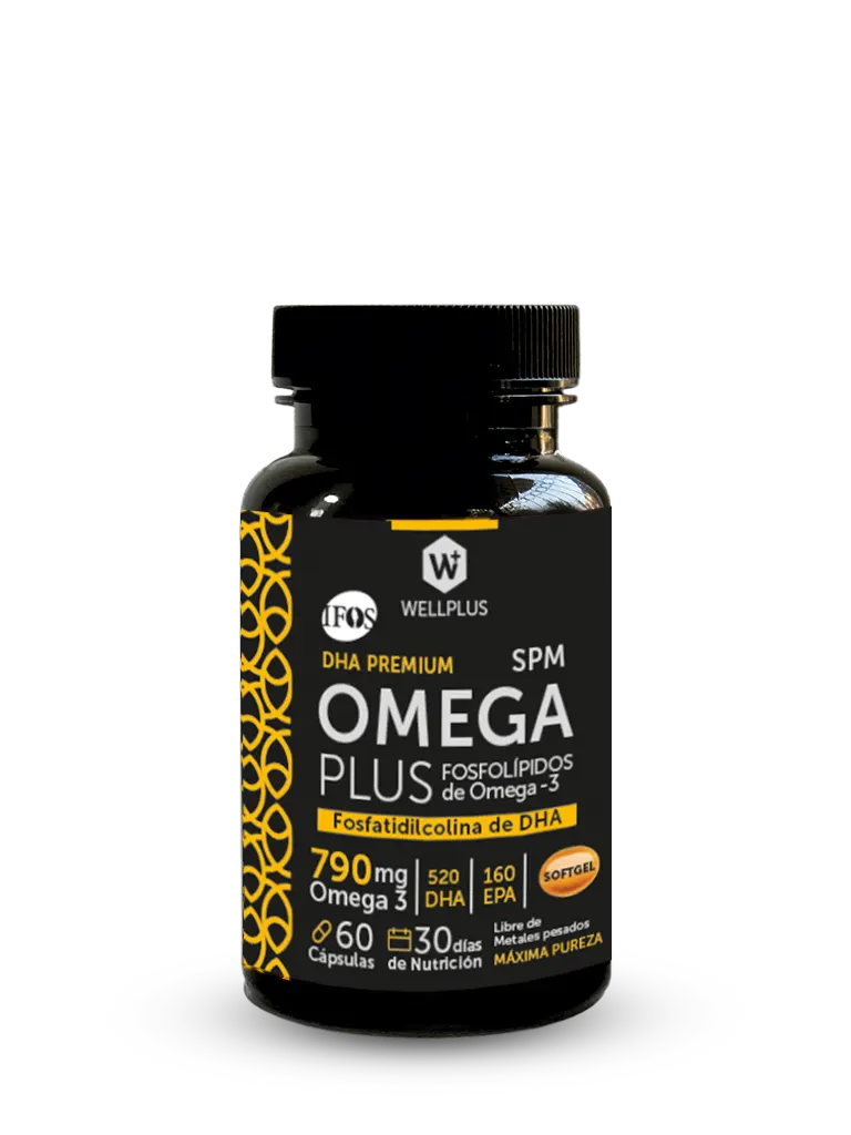 Omega Plus 790 mg con Extracto de Caviar de Arenque Noruego - Wellplus