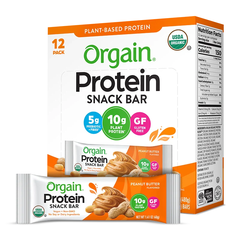 Barra de Proteína Orgánica Mantequilla de Maní - Orgain
