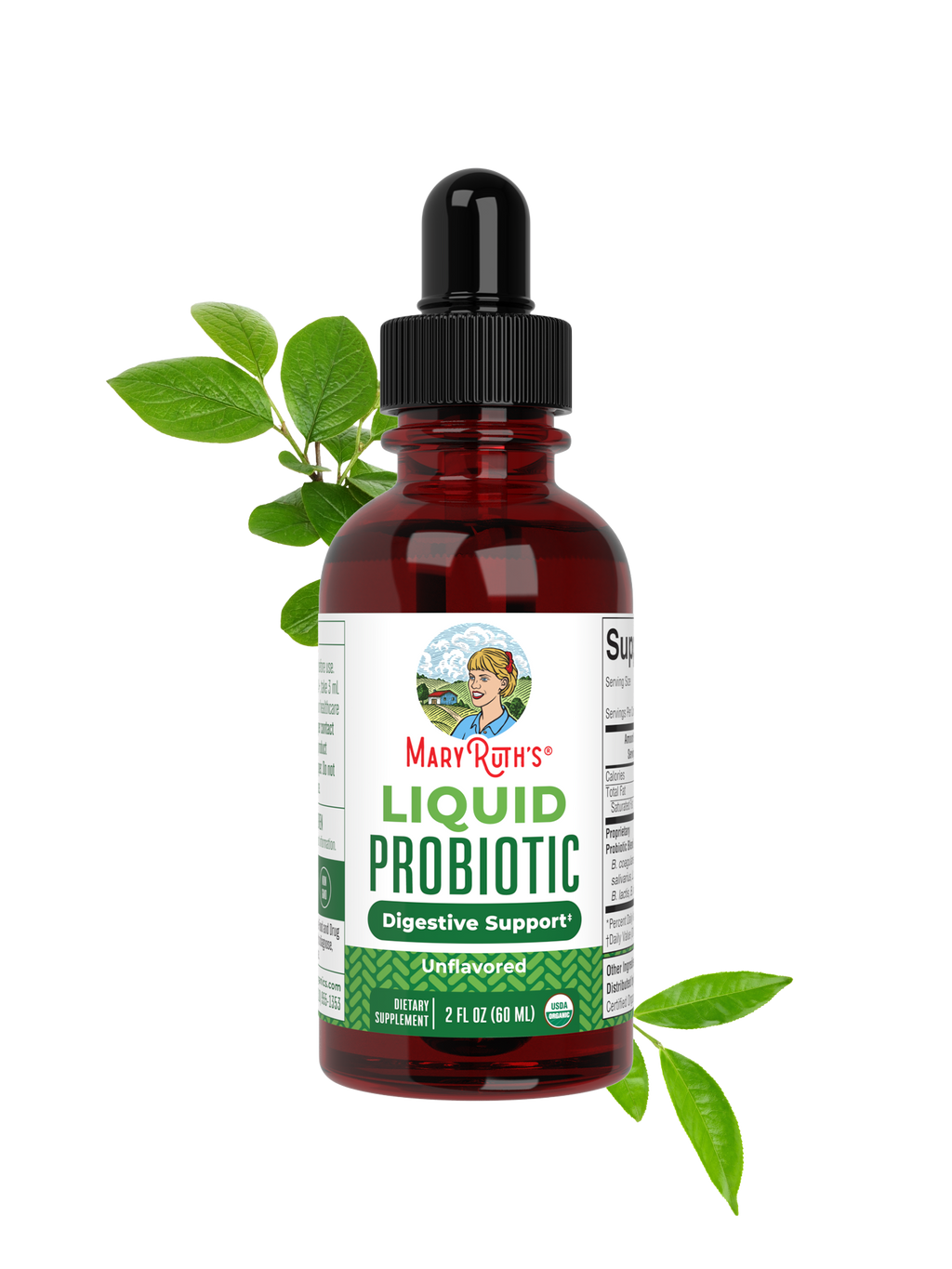 Probiótico Líquido Orgánico Tamaño Viaje - MaryRuth Organics