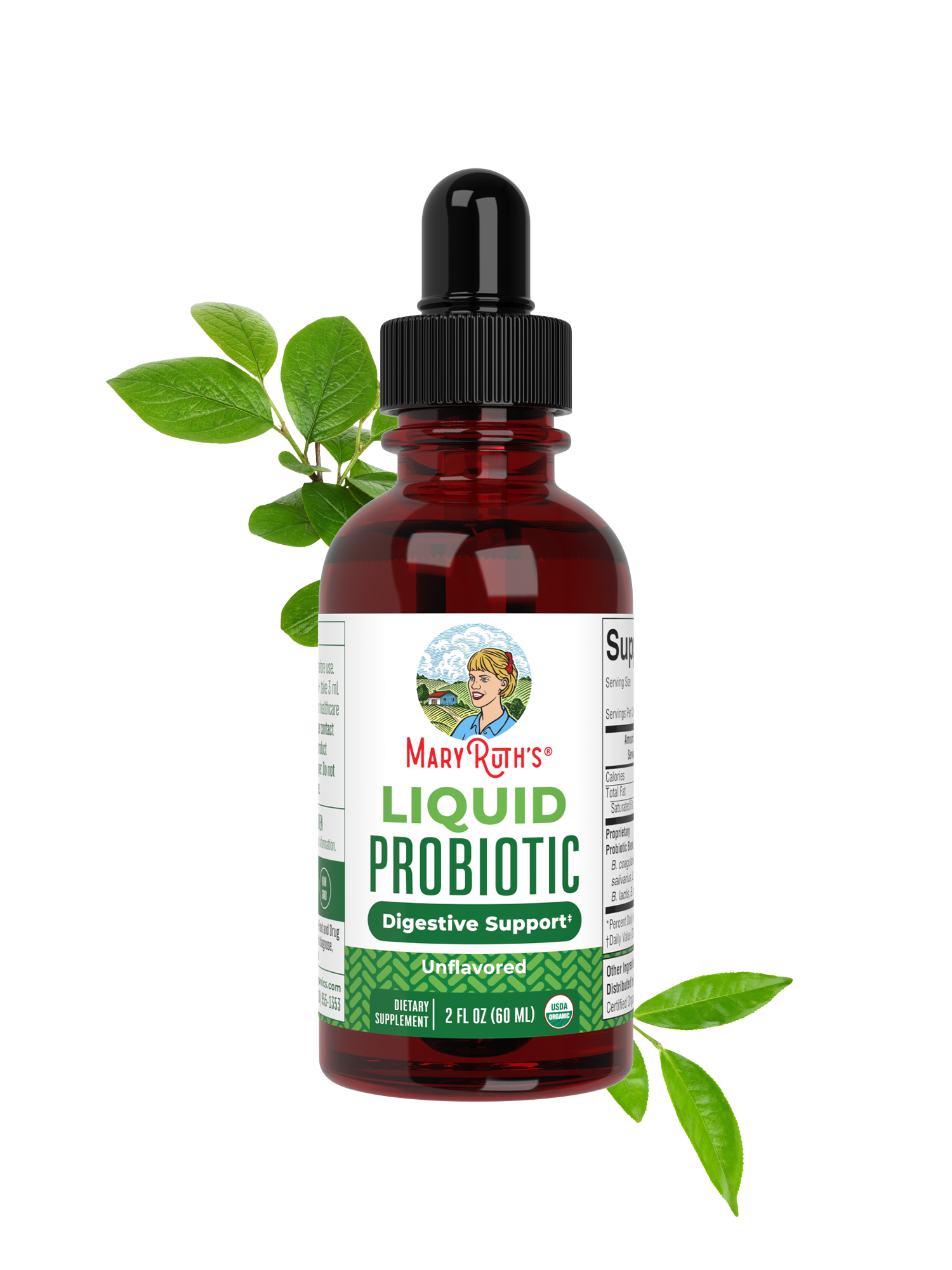 Probiótico Líquido Orgánico Tamaño Viaje - MaryRuth Organics