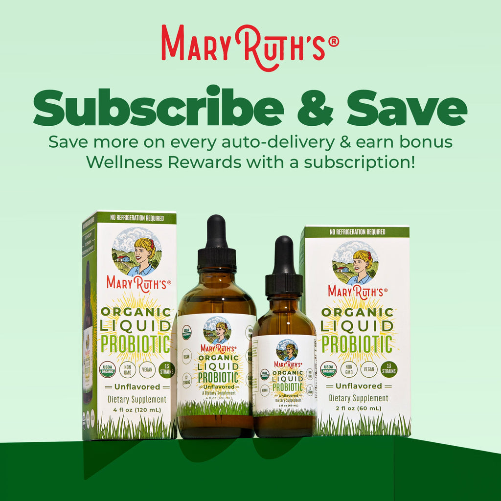Probiótico Líquido Orgánico Tamaño Viaje - MaryRuth Organics