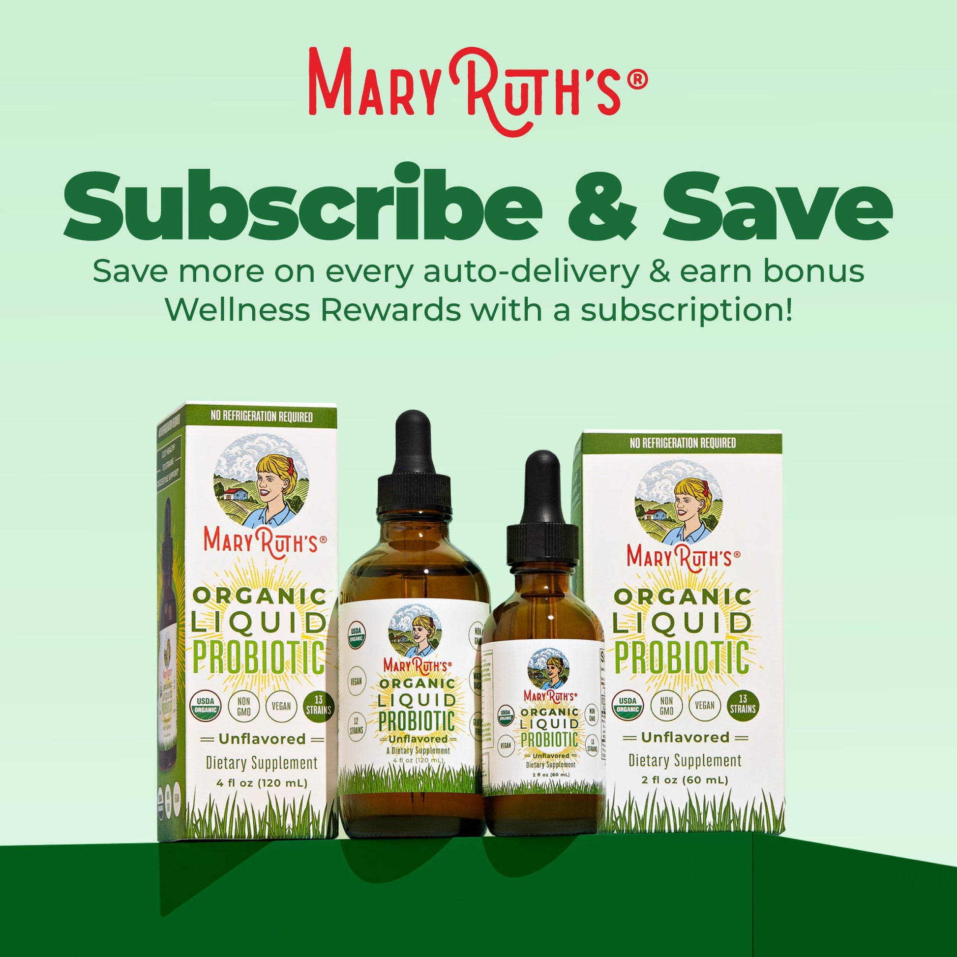 Probiótico Líquido Orgánico Tamaño Viaje - MaryRuth Organics