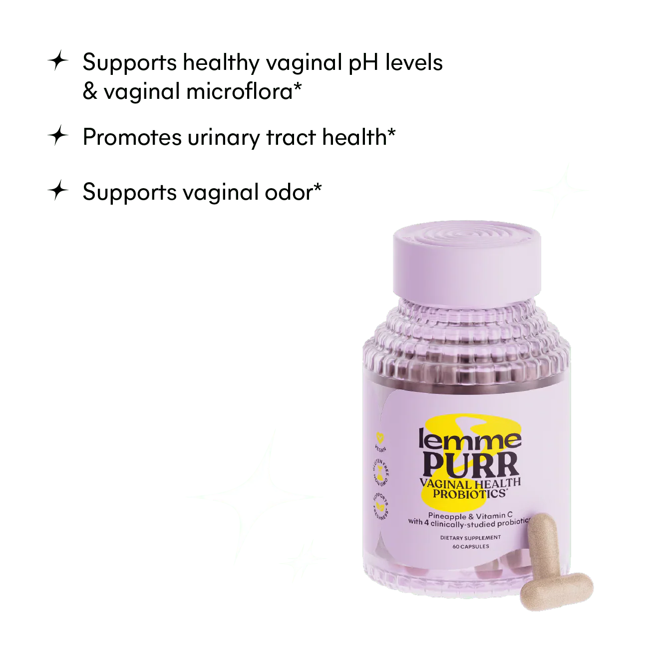 Purr — Vaginal Health Probiotic Capsules - Lemme