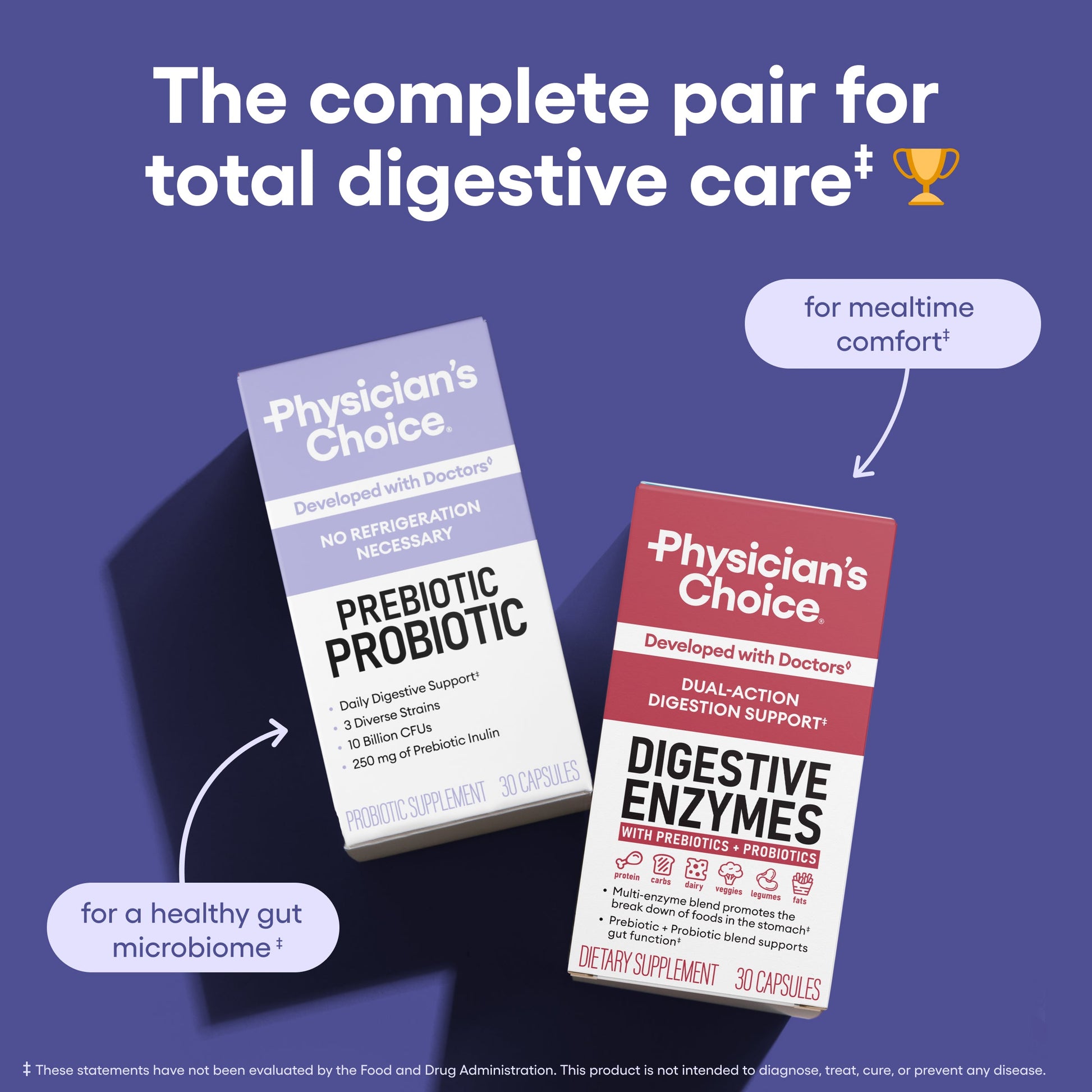 Prebiótico y Probiótico - Physician's Choice