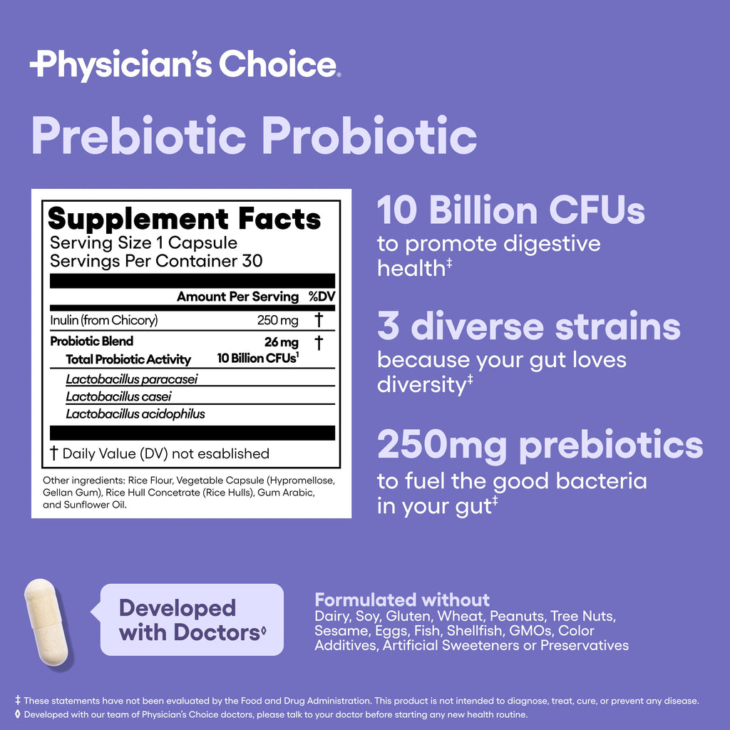 Prebiótico y Probiótico - Physician's Choice