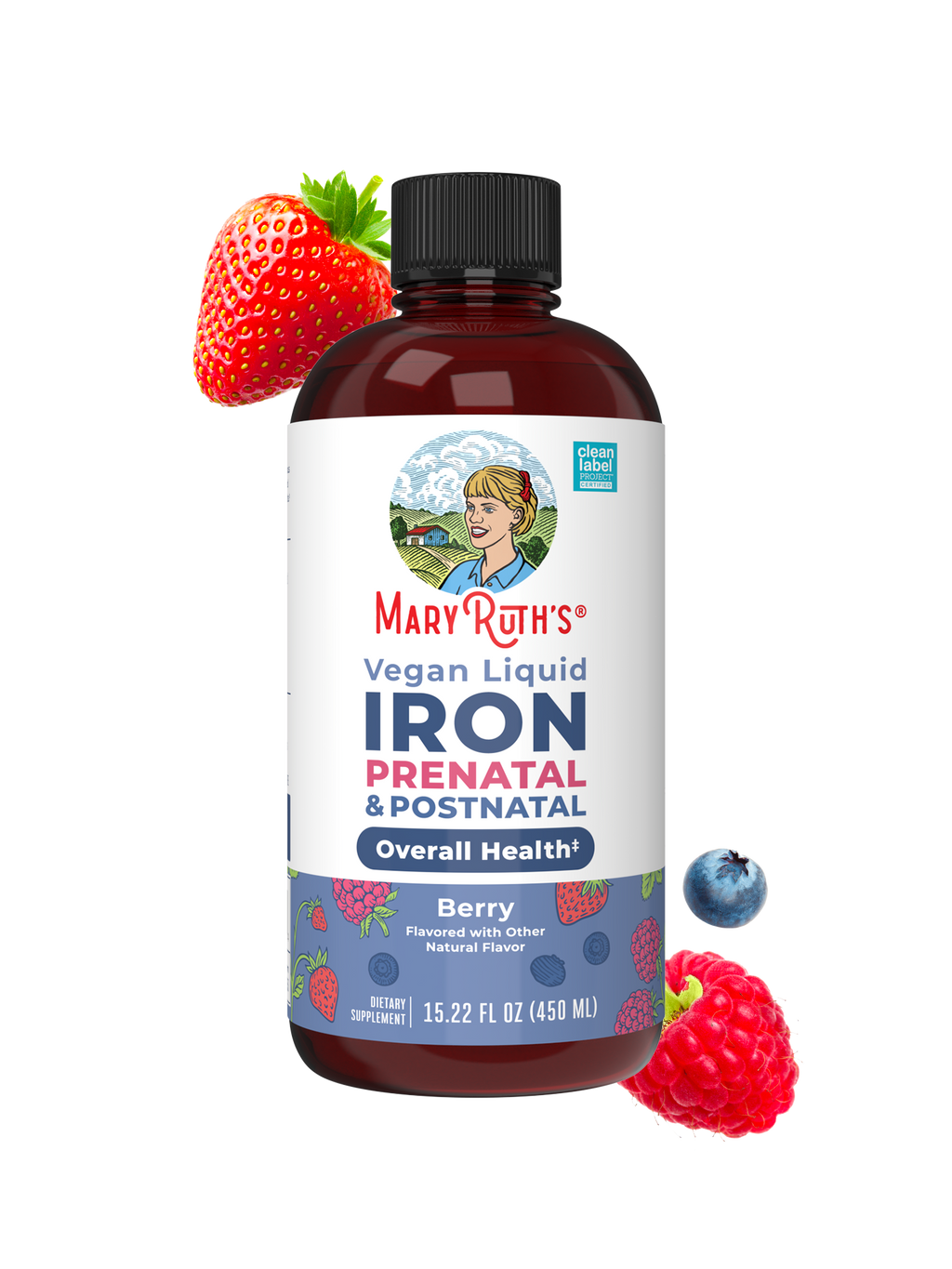 Hierro Líquido Prenatal y Posnatal - MaryRuth Organics