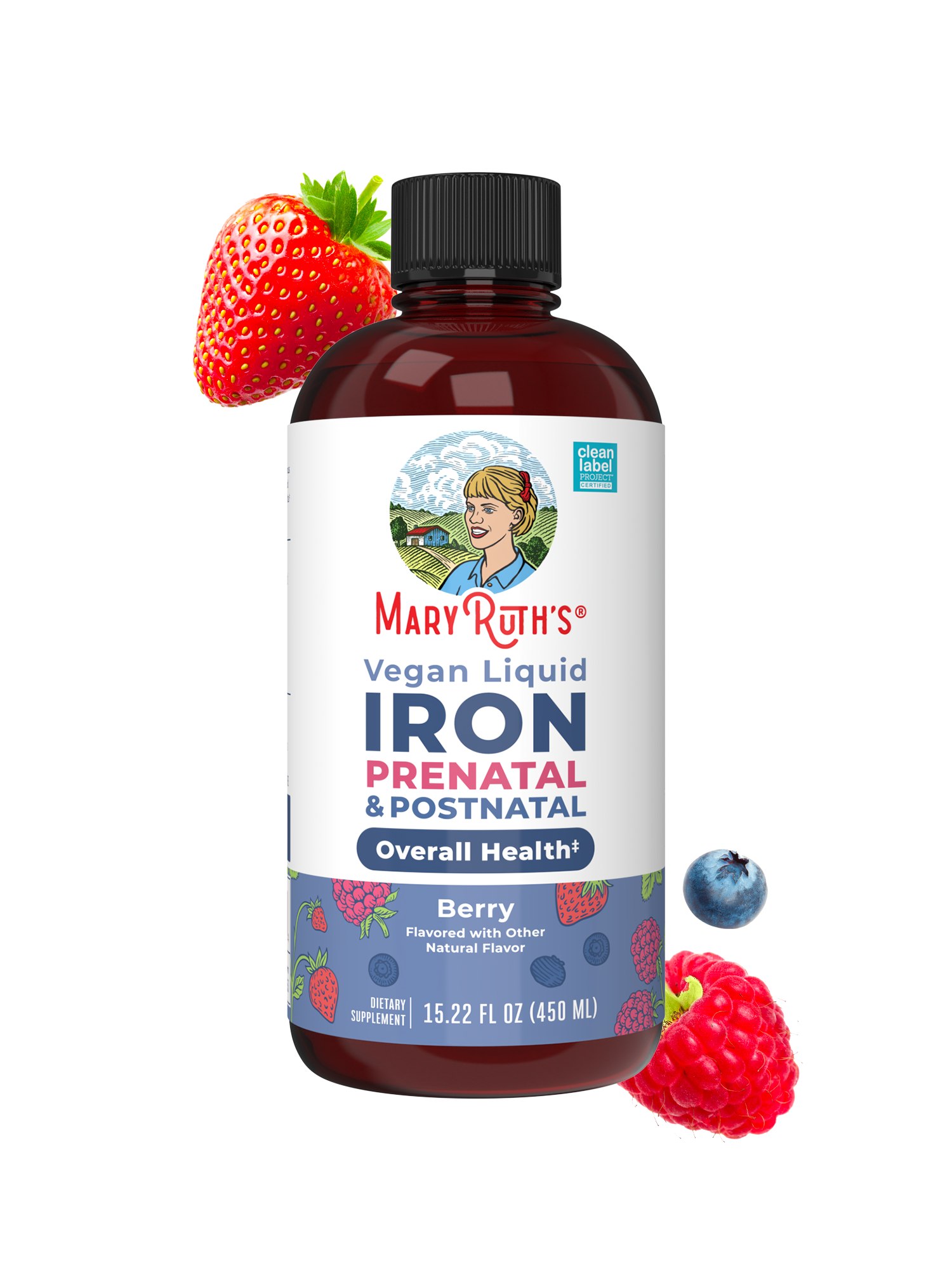 Hierro Líquido Prenatal y Posnatal - MaryRuth Organics