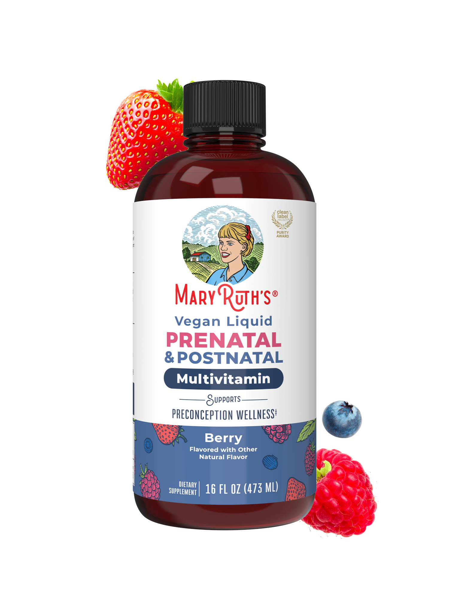 Multivitamínico Líquido Prenatal y Posnatal - MaryRuth Organics