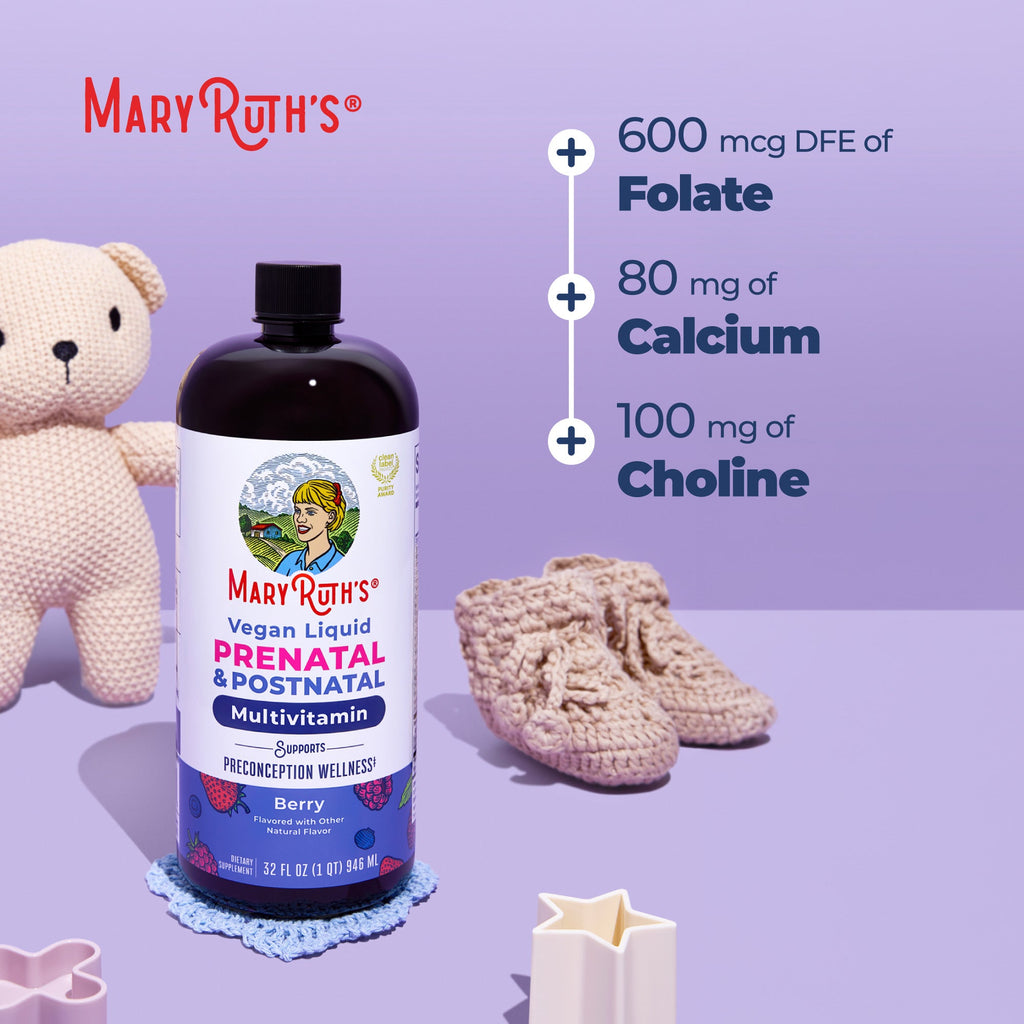 Multivitamínico Líquido Prenatal y Posnatal - MaryRuth Organics
