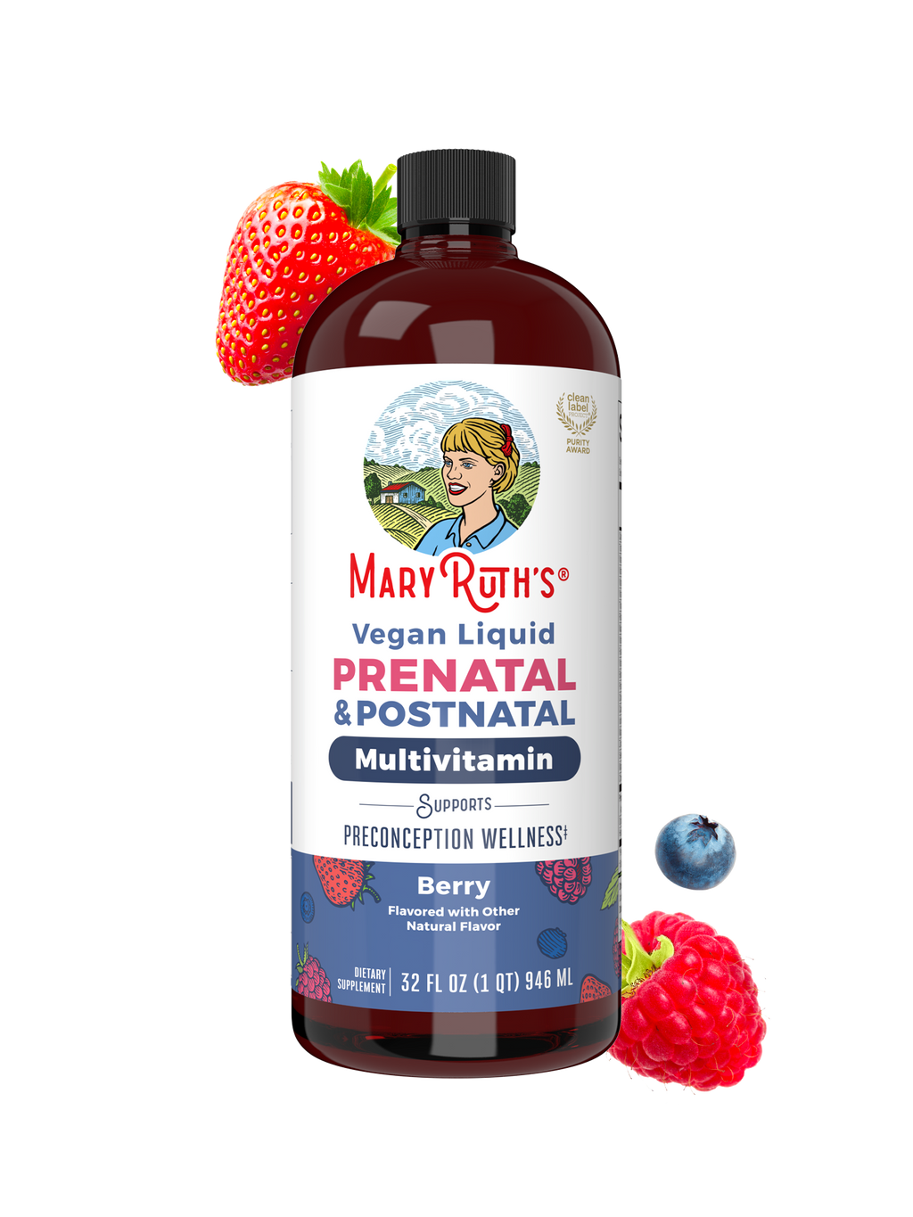 Multivitamínico Líquido Prenatal y Posnatal - MaryRuth Organics