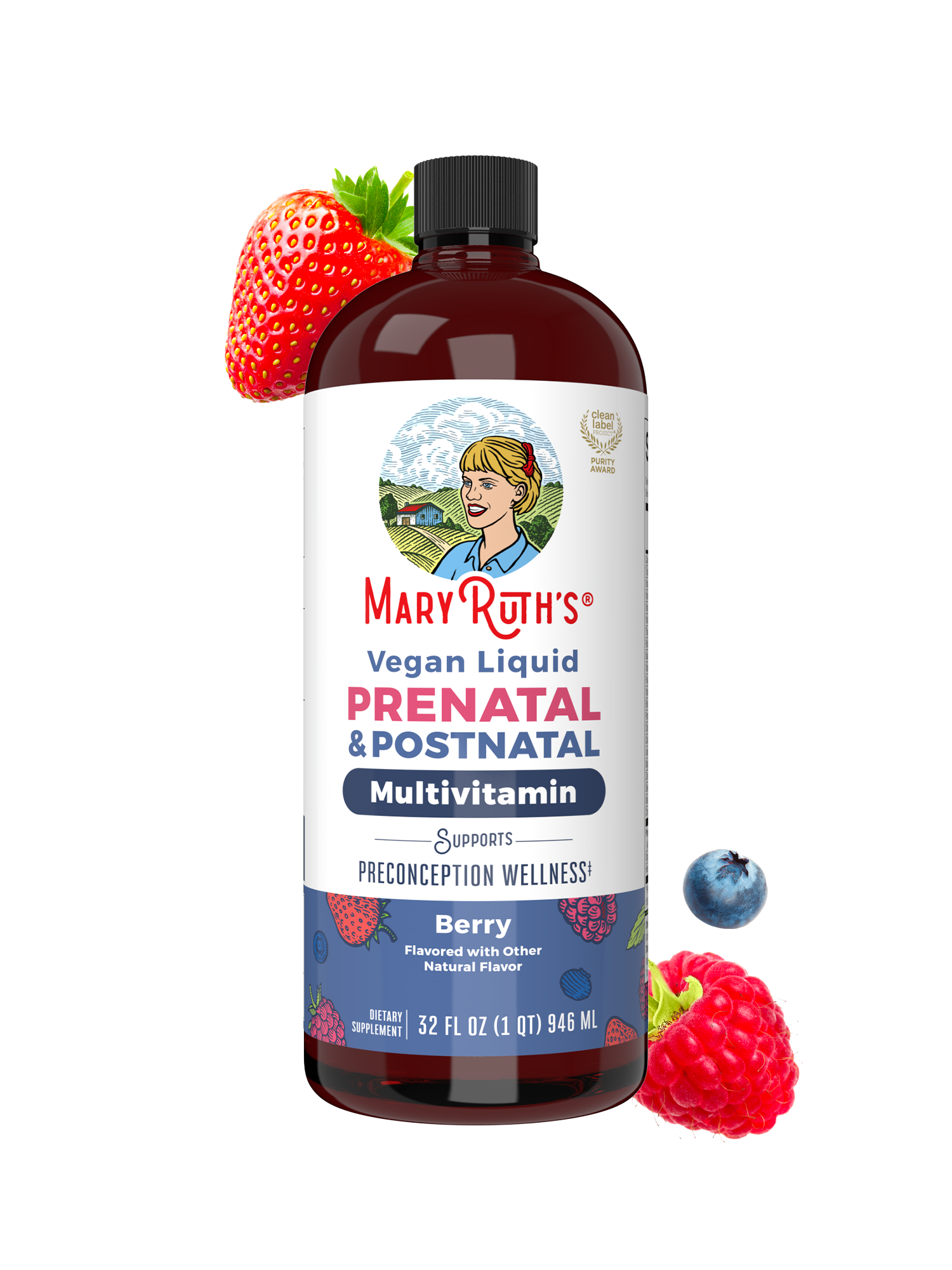 Multivitamínico Líquido Prenatal y Posnatal - MaryRuth Organics
