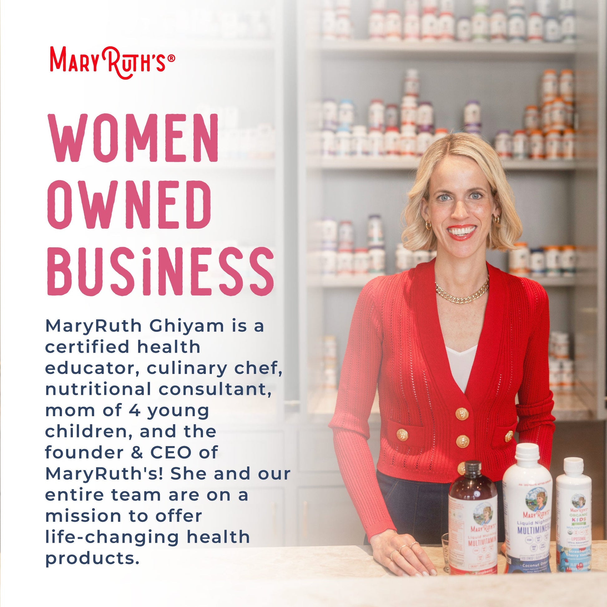 Multivitamínico Líquido Prenatal y Posnatal - MaryRuth Organics