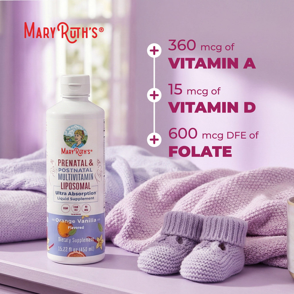 Multivitamínico Liposomal Prenatal y Posnatal - MaryRuth Organics