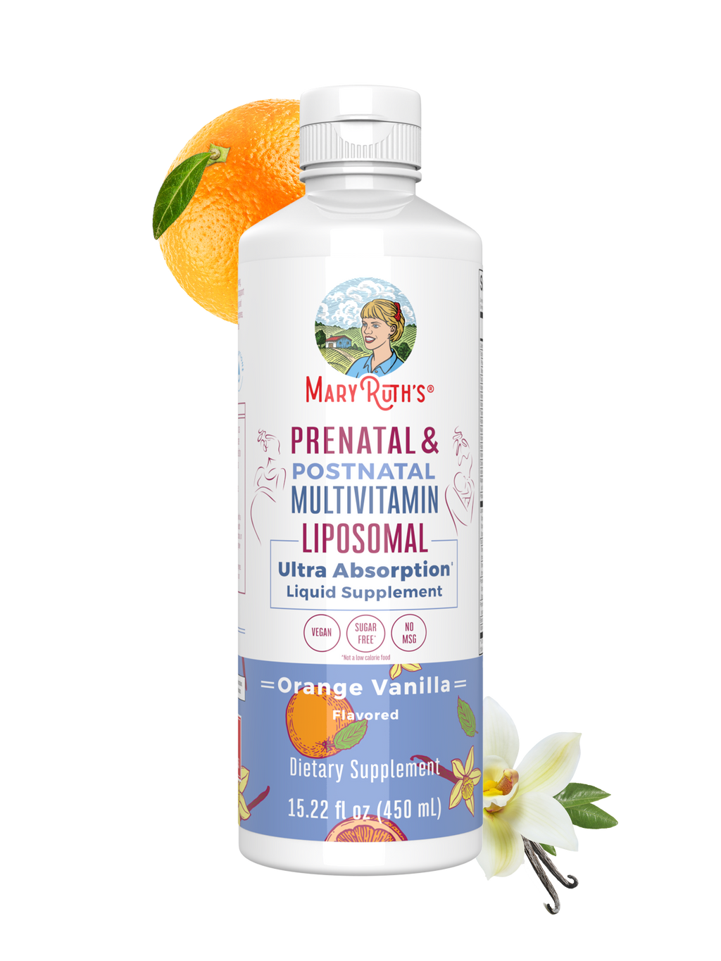 Multivitamínico Liposomal Prenatal y Posnatal - MaryRuth Organics