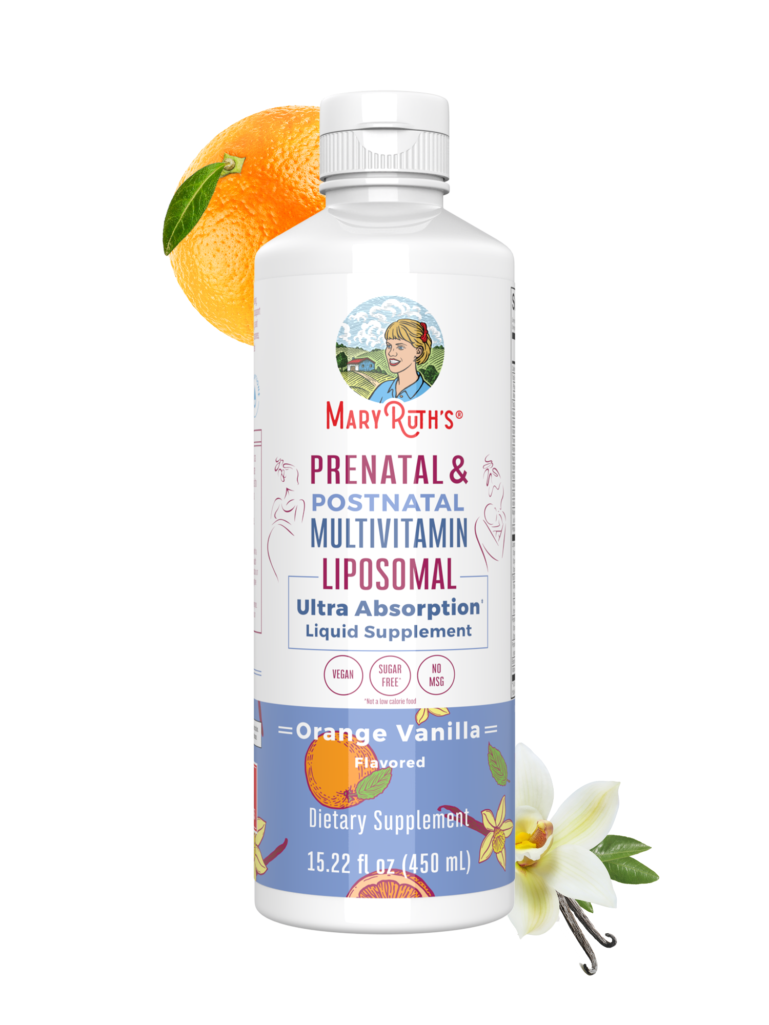 Multivitamínico Liposomal Prenatal y Posnatal - MaryRuth Organics