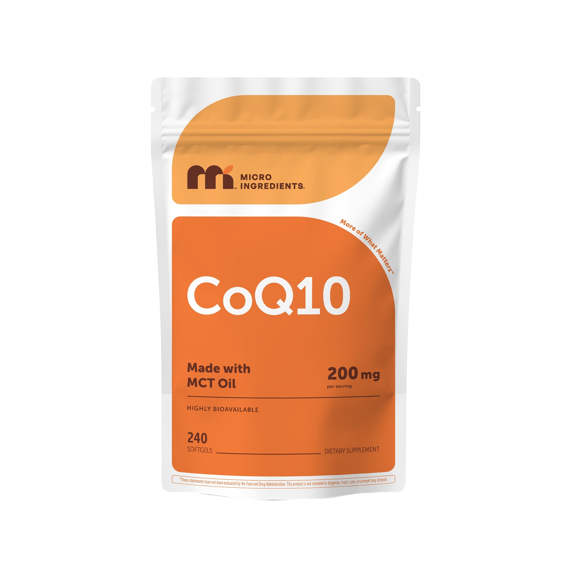 CoQ10 con Aceite MCT de Coco - Micro Ingredients
