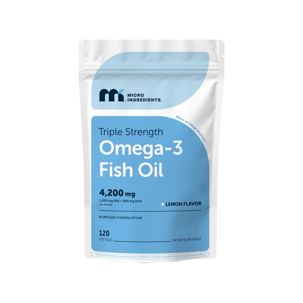Aceite de Pescado Omega-3 Triple Fuerza - Micro Ingredients