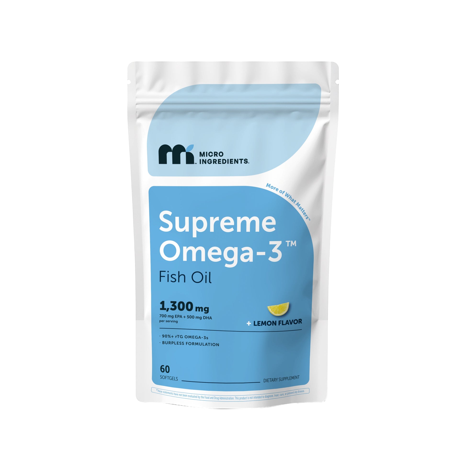 Aceite de Pescado Omega-3 Supremo - Micro Ingredients