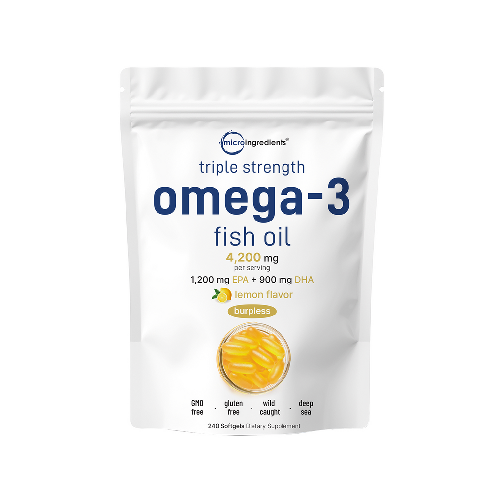 Aceite de Pescado Omega-3 Triple Fuerza - Micro Ingredients